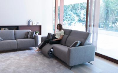 Диван Fama Диван с реклайнером Baltia 3-х местный DD+N+NR арт. 113912