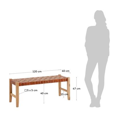 Банкетка La Forma (ех Julia Grup) Банкетка Calixta 120 cm арт. 078334