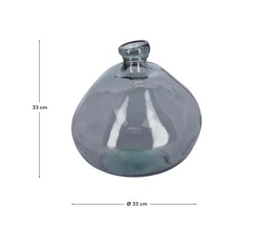 Ваза La Forma (ех Julia Grup) Ваза Anner 33 cm темно-синее стекло арт. 088355