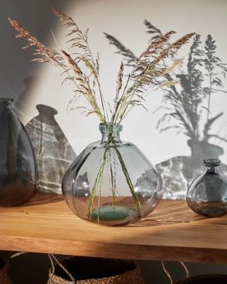 Ваза La Forma (ех Julia Grup) Ваза Anner 33 cm темно-синее стекло арт. 088355