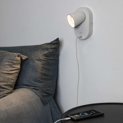 Бра Faro Бра Corb белое с USB арт. 104247