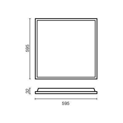 Встраиваемый светильник Faro BACKLIGHT Встраиваемый светильник 1200x300 UGR<19 36W 3000K 90° DALI арт. 186959