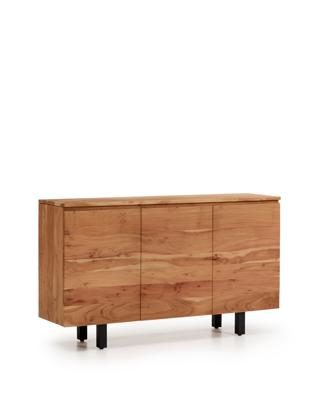 Сервант La Forma (ех Julia Grup) Сервант Uxue из массива акации с беленой отделкой 150 x 88 арт. 419827