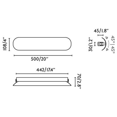 Бра Faro Настенный светильник NOVO 500 бежевый LED 12W 2700K арт. 220861