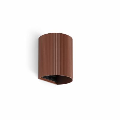 Бра Faro SOLE Терракотовый круглый настенный светильник с рифлением арт. 220715