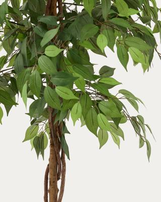 Цветок La Forma (ех Julia Grup) Ficus Искусственное дерево фикус в черном горшке 180 см арт. 192652