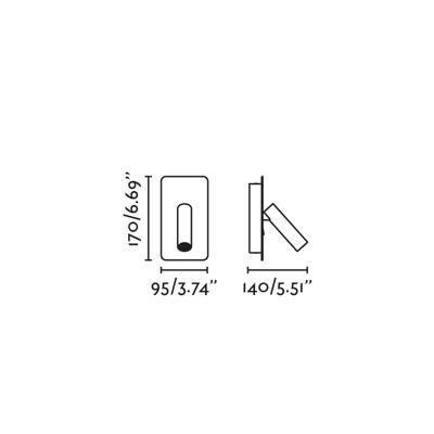 Бра Faro SUAU USB C Белый настенный светильник для чтения LED 3W арт. 220853