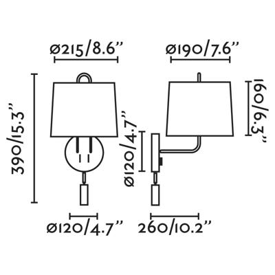 Бра Faro Бра с ридером Montreal хром / черный арт. 107920