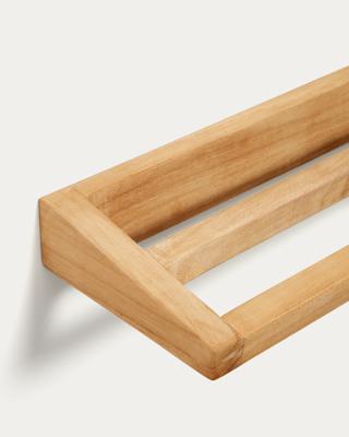 Вешалка La Forma (ех Julia Grup) Kenta Вешалка для полотенец из массива тика 40 x 5 см арт. 164108