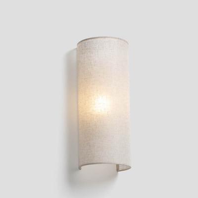 Бра Faro Вертикальное круглое льняное бра Otton R 2xE27 арт. 152455