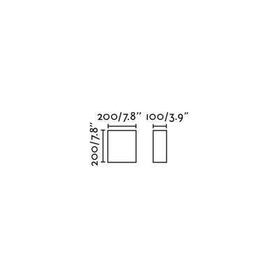 Бра Faro Настенный светильник Otton SQ 200 из джута арт. 152557