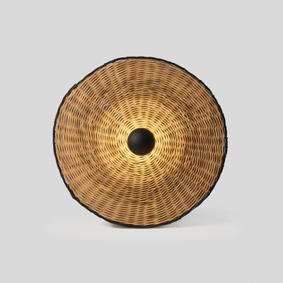 Бра Faro Настенный/потолочный светильник Costas 600 H140 черный/из ротанга арт. 152551