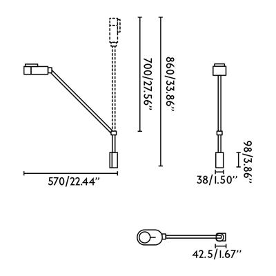 Бра Faro Настенный светильник Inviting желтого цвета 6W 2700K-4800K арт. 163865