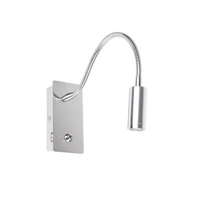 Бра Faro JULIET USB C Chrome настенная лампа с ридером LED 3W 3000K арт. 220765