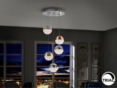Подвесной светильник Schuller Подвесной светильник Sphere 5L LED разноцветный арт. 098214