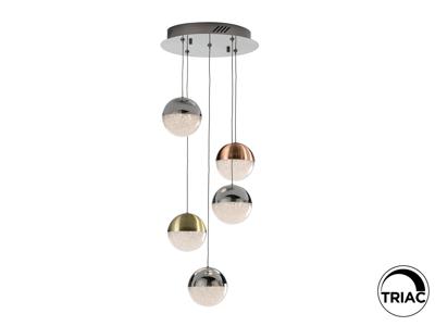 Подвесной светильник Schuller Подвесной светильник Sphere 5L LED разноцветный арт. 098214