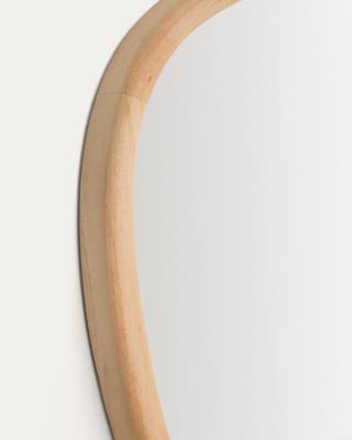Зеркало La Forma (ех Julia Grup) Зеркало Alura в раме из тикового дерева 45,5 x 45,8 см арт. 422319