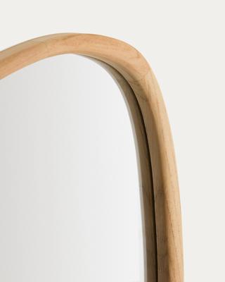 Зеркало La Forma (ех Julia Grup) Зеркало Alura в раме из тикового дерева 45,5 x 45,8 см арт. 422319