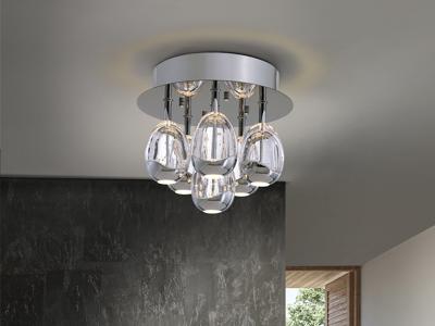 Потолочный светильник Schuller Потолочный светильник Rocio 6L хром DIMABLE арт. 206748