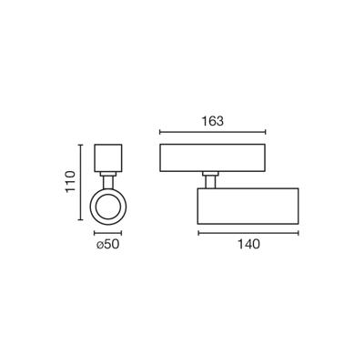 Потолочный светильник Faro Светильник Neso Hole 10W 2700K 18° белый Casambi арт. 162283