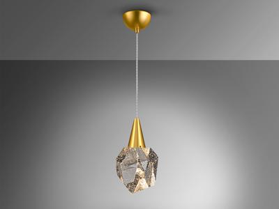 Подвесной светильник Schuller Подвесной светильник Aquaria 1L матовый золотой арт. 155317