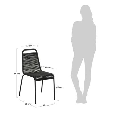 Стул La Forma (ех Julia Grup) Стул Glenville черный арт. 062591