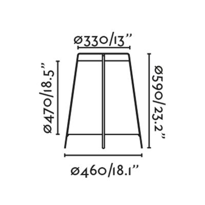 Торшер Faro Уличный торшер Akane зеленый 1xE27 MAX 12W арт. 119348