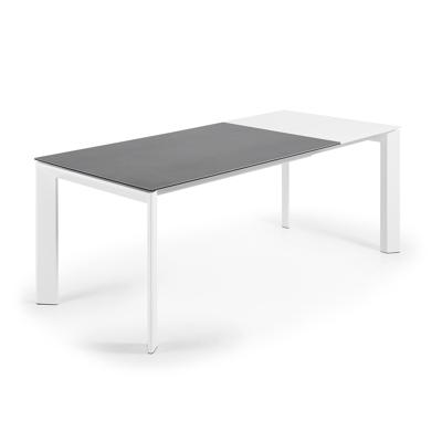 Стол La Forma (ех Julia Grup) Стол Atta 140 (200) x90 белый керамический арт. 053285
