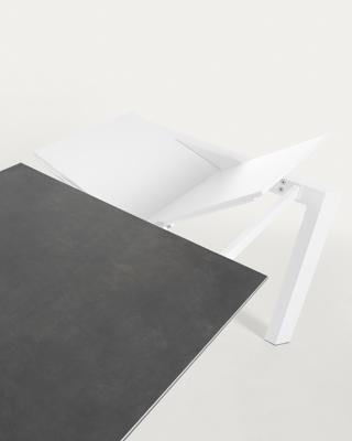 Стол La Forma (ех Julia Grup) Стол Atta 140 (200) x90 белый керамический арт. 053285