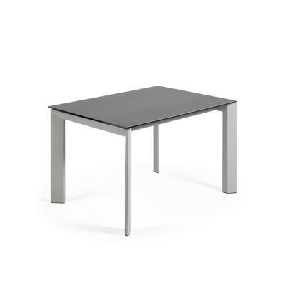 Стол La Forma (ех Julia Grup) Стол Atta 120 (180) x80 серый керамический Vulcano Roca арт. 053350