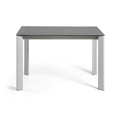 Стол La Forma (ех Julia Grup) Стол Atta 120 (180) x80 серый керамический Vulcano Roca арт. 053350