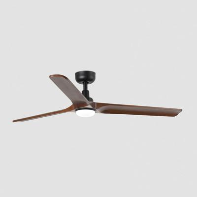Вентилятор  Faro Потолочный вентилятор HEYWOOD L Ш1320 черный/орех 3P LED 10W TUYA арт. 220049