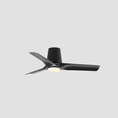 Вентилятор  Faro Потолочный вентилятор HEY TUB S Ш900MM черный 3 P LED 10W CCT TUYA арт. 220133