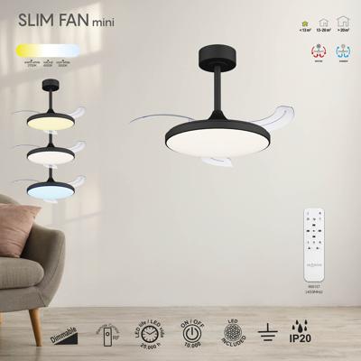 Вентилятор  Mantra 9056 Люстра-вентилятор SLIM FAN mini MANTRA арт. 432498