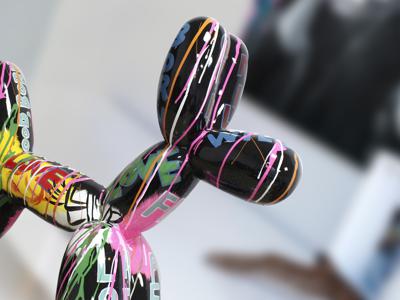 Статуэтка Schuller Фигурка декоративная Balloon Dog GRAFITI арт. 206722