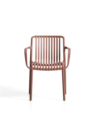 Стул La Forma (ех Julia Grup) Уличный стул Isabellini из пластика терракотового цвета арт. 482253