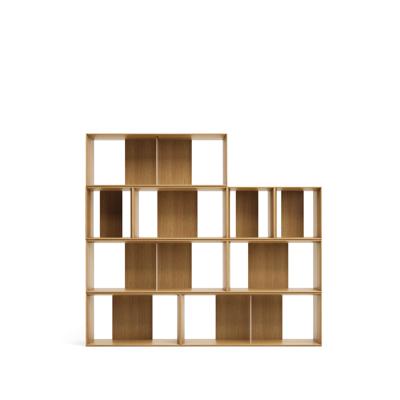 Стеллаж La Forma (ех Julia Grup) Litto набор из 9 модульных полок из шпона дуба 202 x 114 см арт. 162193
