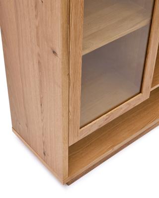 Витрина La Forma (ех Julia Grup) Alguema Витрина из дубового шпона с натуральной отделкой 100 x 185 см арт. 157692