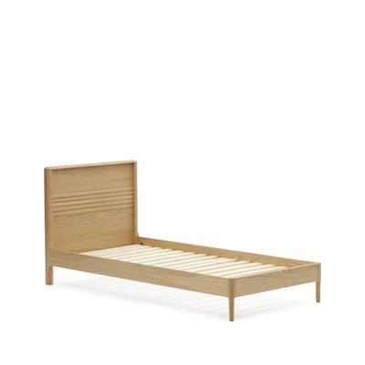 Кровать La Forma (ех Julia Grup) Lenon Кровать из шпона дуба для матраса 90 x 200 см арт. 157067