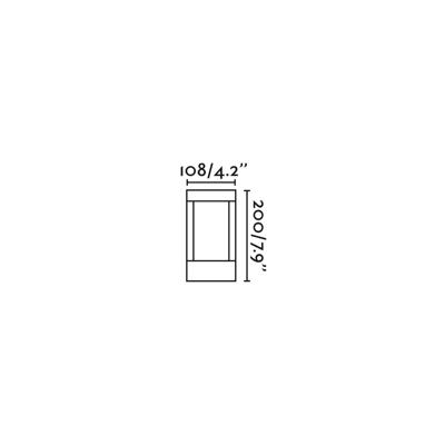 Светильник Faro Низкий уличный светильник Agra Led арт. 005314