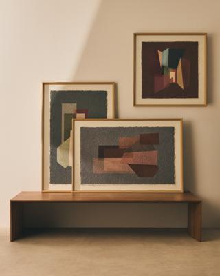Постер La Forma (ех Julia Grup) Картина Veluni из переработанной бумаги разноцветная 60 x 90 см арт. 424925