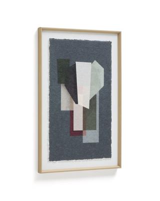Постер La Forma (ех Julia Grup) Картина Veluni из переработанной бумаги разноцветная 60 x 90 см арт. 424925