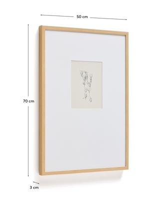 Постер La Forma (ех Julia Grup) Картина Lirena с ботанической иллюстрацией 70 x 50 см арт. 424859