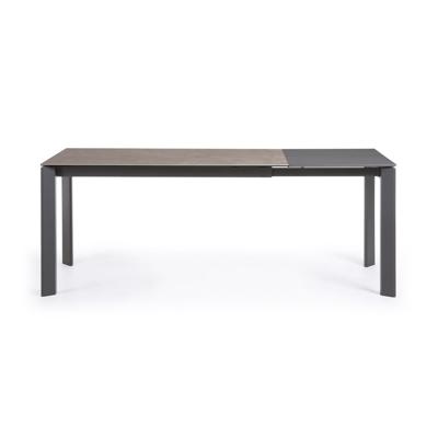 Стол La Forma (ех Julia Grup) Стол Atta 140 (200) x90 графит керамика арт. 055268