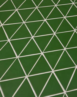 Стол La Forma (ех Julia Grup) Уличный стол Maurina из оцинкованной стали зелёного цвета с зелёной керамической плиткой 182 x 91 см арт. 261961