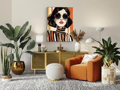 Постер Schuller Картина Orange 90X120 арт. 250839