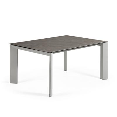 Стол La Forma (ех Julia Grup) Стол Atta 160 (220) x90 керамика серый арт. 051222