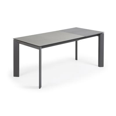 Стол La Forma (ех Julia Grup) Стол Atta 120 (180) x80 антрацит, керамика арт. 051224