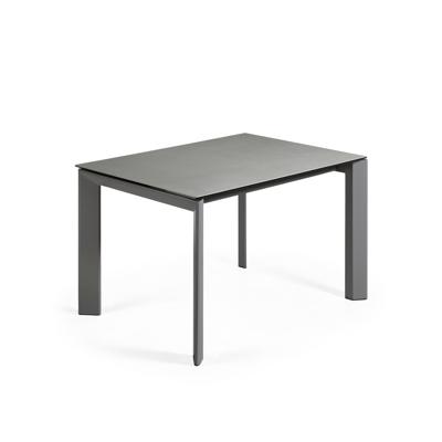 Стол La Forma (ех Julia Grup) Стол Atta 120 (180) x80 антрацит, керамика арт. 051224
