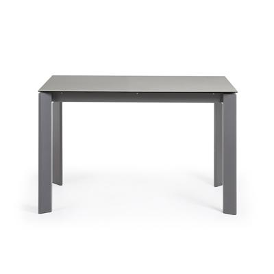 Стол La Forma (ех Julia Grup) Стол Atta 120 (180) x80 антрацит, керамика арт. 051224